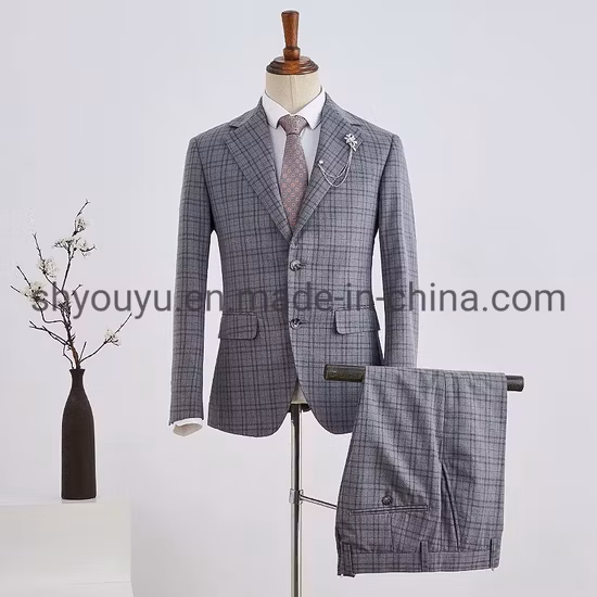 Custom Fashion Design Business Formal Suits for Men Tailored Garment Italian Style Aoshi Apparel