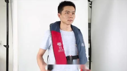 Fabricado na China de boa qualidade à prova d'água de nylon com câmara de ar única Colete salva-vidas inflável automático