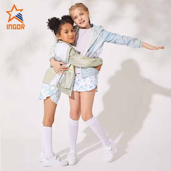 Crianças meninas menina ′ S malha jacquard vestido princesa crianças usam roupas infantis